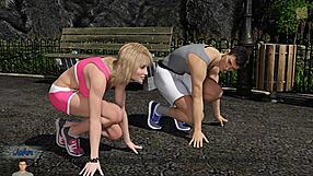 Big city pleasures 9 training with sexy blonde katia john cannot help but stare at her big boobs