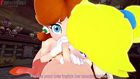 Wow, Peach and Daisy in a wild POV threesome! Round 1 heats up fast. Can you handle this competition?