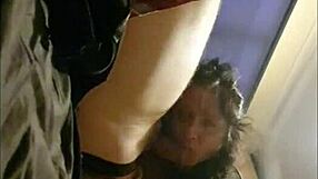 Sexy brunette Teresa performs deepthroat swallow