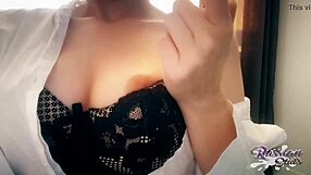 Passionate Secretary With Gorgeous Tits Uses Vibrator In Reception Room For Solo Pleasure