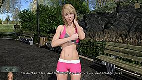 Big city pleasures 9 training with sexy blonde katia john cannot help but stare at her big boobs