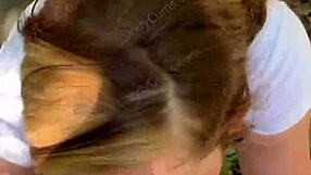 Watch This Random Jogger Get Deepthroated On The Hiking Trail POV! Candycourt