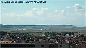 Top View of Sibiu Romania From Above