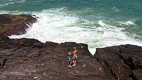 Hard Cuddles on Sea-Facing Rock