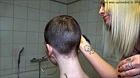 Oh wow, cheating humiliation with German Lou Nesbit and Lia Louise!