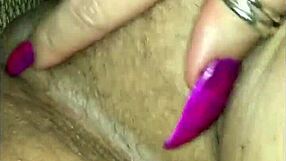 touching my wet pussy with toys and fingers