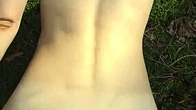 Perfect Body Girl Gets Anal Creampie Outdoor