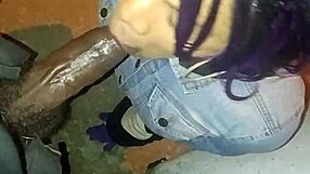 my dick sucked by red tranny