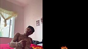 damn, that twink's bodybuilder striptease got me cumming hard