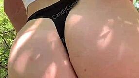 Watch This Random Jogger Get Deepthroated On The Hiking Trail POV! Candycourt