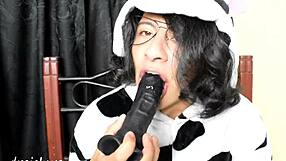 Twink Gets Ass Dildo Fucked Hard!