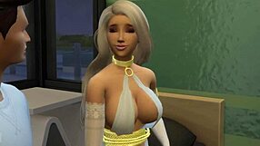 סימס 4 אריה מתחילה עם זין ענק אנאל בלואג'וב