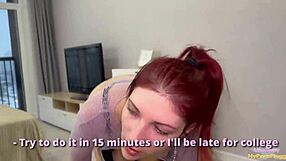 Overwhelming Desire As She Spreads Legs For Rent Payment, Monster Cock Orgasm