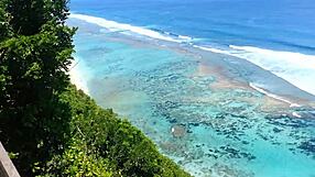 My Sandy Ass And Red Butt Plug At Paradise Beach
