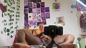 i bent over in doggystyle and fingered my pussy with a dildo while watching myself in the mirror