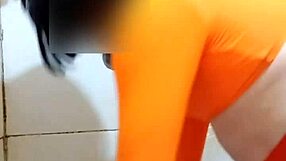 Carol cross shows off her ass in panties and lingerie