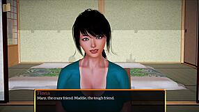 my new family game episode with big tits brunette teen and milf, exploring big ass and small tits