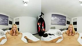 VRLatina - Latina tetona reina del semen domina en acción VR