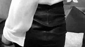 Ready for your lustful desires, a seductive secretary is ready