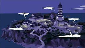 Kyoshi and Yangsen give an amazing blowjob in this hentai scene!