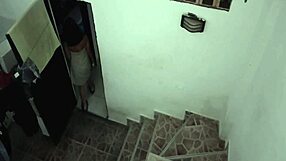 My new stepbrother joins me in the bath, stripping down slowly