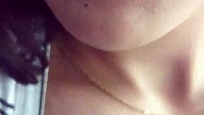 hermosa putita sucks cock in my workshop, bends over for doggystyle, cums on big tits