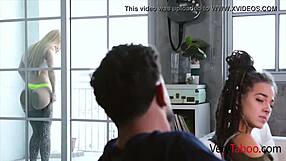 jealous stepsister fucks me after girlfriend leaves