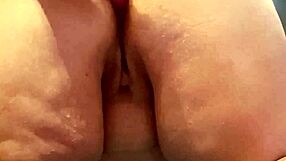 Chubby Woman Plays With Toys On Pussy!