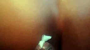 Ebony Amateur Fucking By The Door.