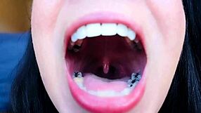 Intense Tongue Worship Awakens Deep Desires In Her Mouth