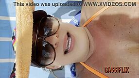 teasing on the beach, getting my boy excited