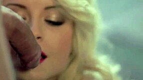 Beautiful Cute Girl Gives Experienced Sensual Blowjob And Handjob Leading To Facial Cumshot