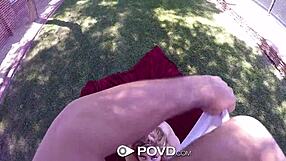 Povd Naughty Blonde Anya Olsen Deepthroat