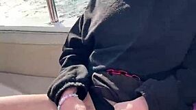 Public Sex Adventure with Teen Couple on a Yacht.