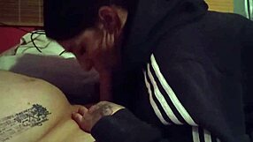 Canadian slut sucks monster cock in homemade deepthroat blowjob