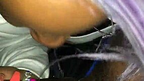 Hoe sucking blowjob action