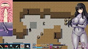 japanese teen's pussy creampied by monster tail outdoors