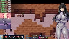 japanese teen's pussy creampied by monster tail outdoors