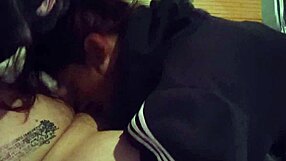 Canadian slut sucks monster cock in homemade deepthroat blowjob