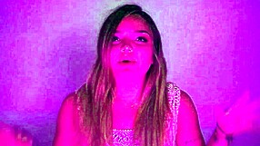 Blonde gives intense jerk off instructions for masturbation.