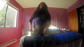 I have bedroom fun with Michele in lingerie