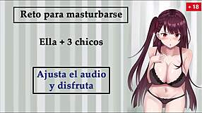 masturbate to my spanish joi with three sexy guys