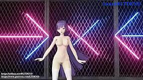 Mmd raiden mei shakes it in chinese dress, submitted by ltdend.