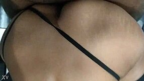 Moaning Loudly on Black Guy's Cock