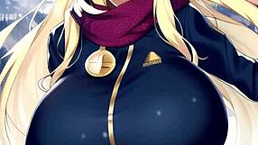 Skiing girls navigate snowy mountains in ai art compilation