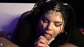 Tattooed Argentinian Woman Performs Oral Sex On Cock In Detailed Scene