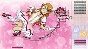 i watch kousaka kirino strip in arkanoid gameply