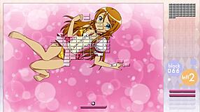 i watch kousaka kirino strip in arkanoid gameply