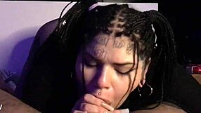 Tattooed Argentinian Woman Performs Oral Sex On Cock In Detailed Scene