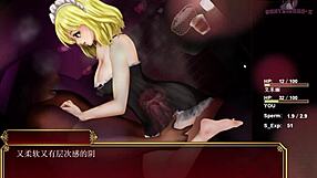 Black Smith-09 wears lingerie on sofa for mutual climax